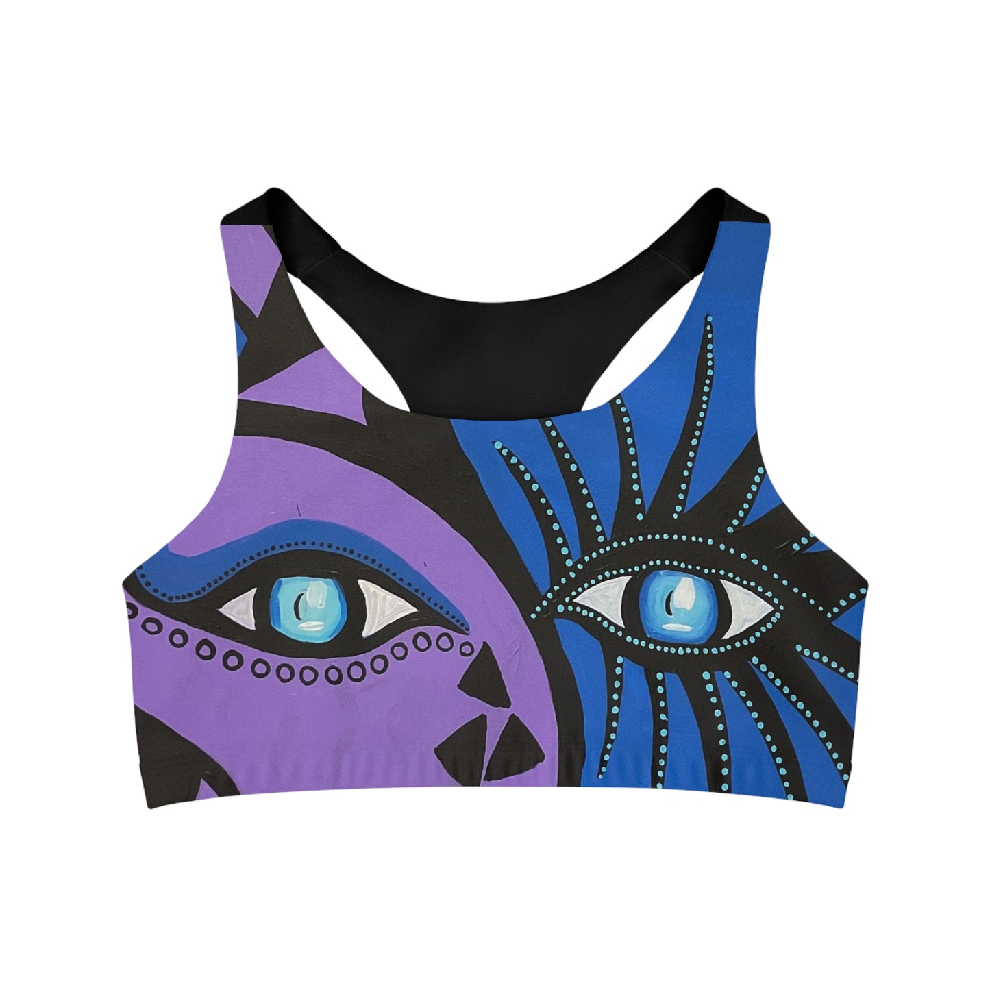 Frontsicht des Sports Bra "Cobra Woman" der Marke ZeniArt
