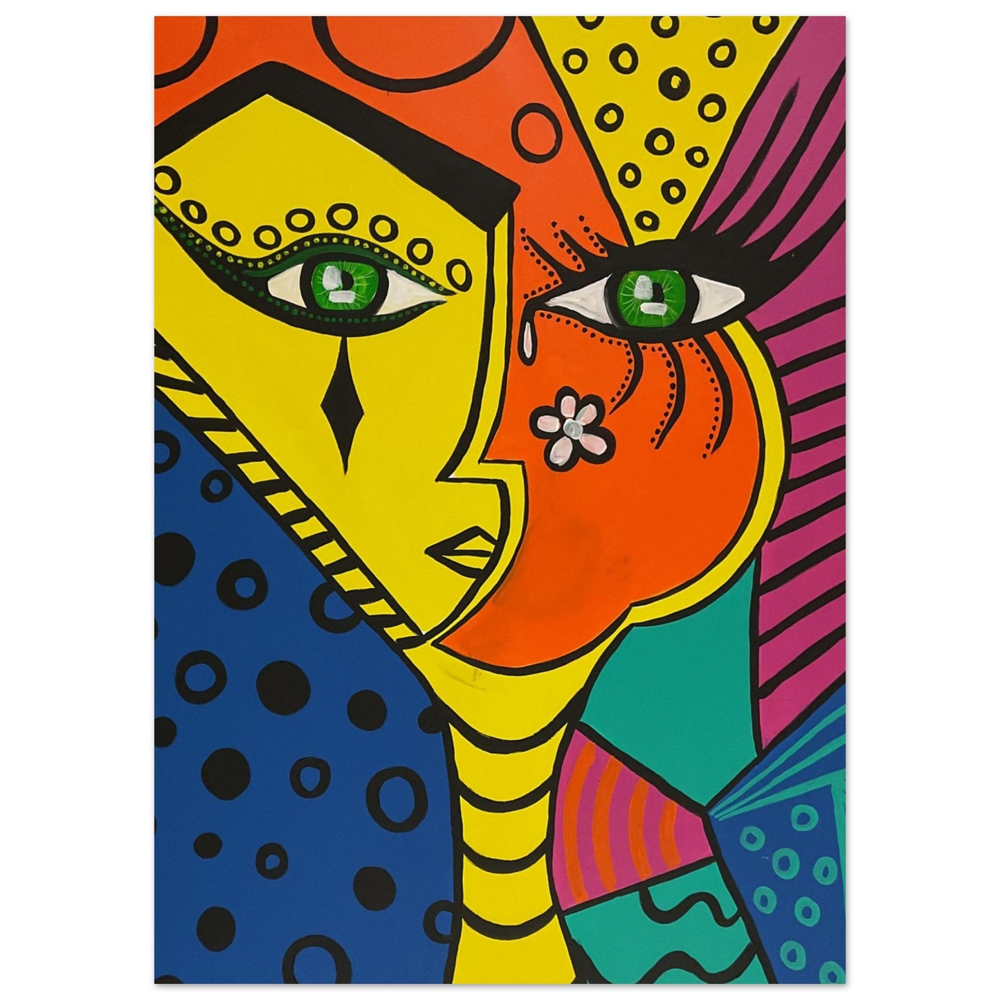 Posteraufnahme von dem Motive Orange Woman von ZeniArt