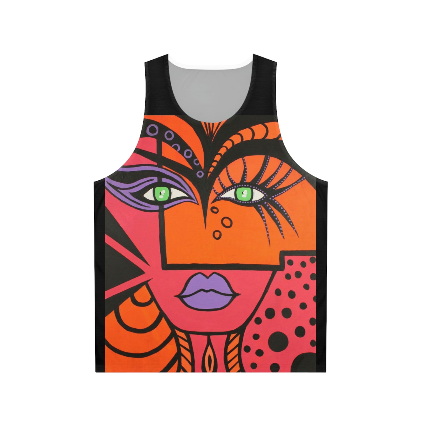 Unisex Tank Top "Woman Of Lust" der Marke ZeniArt Vorderseite