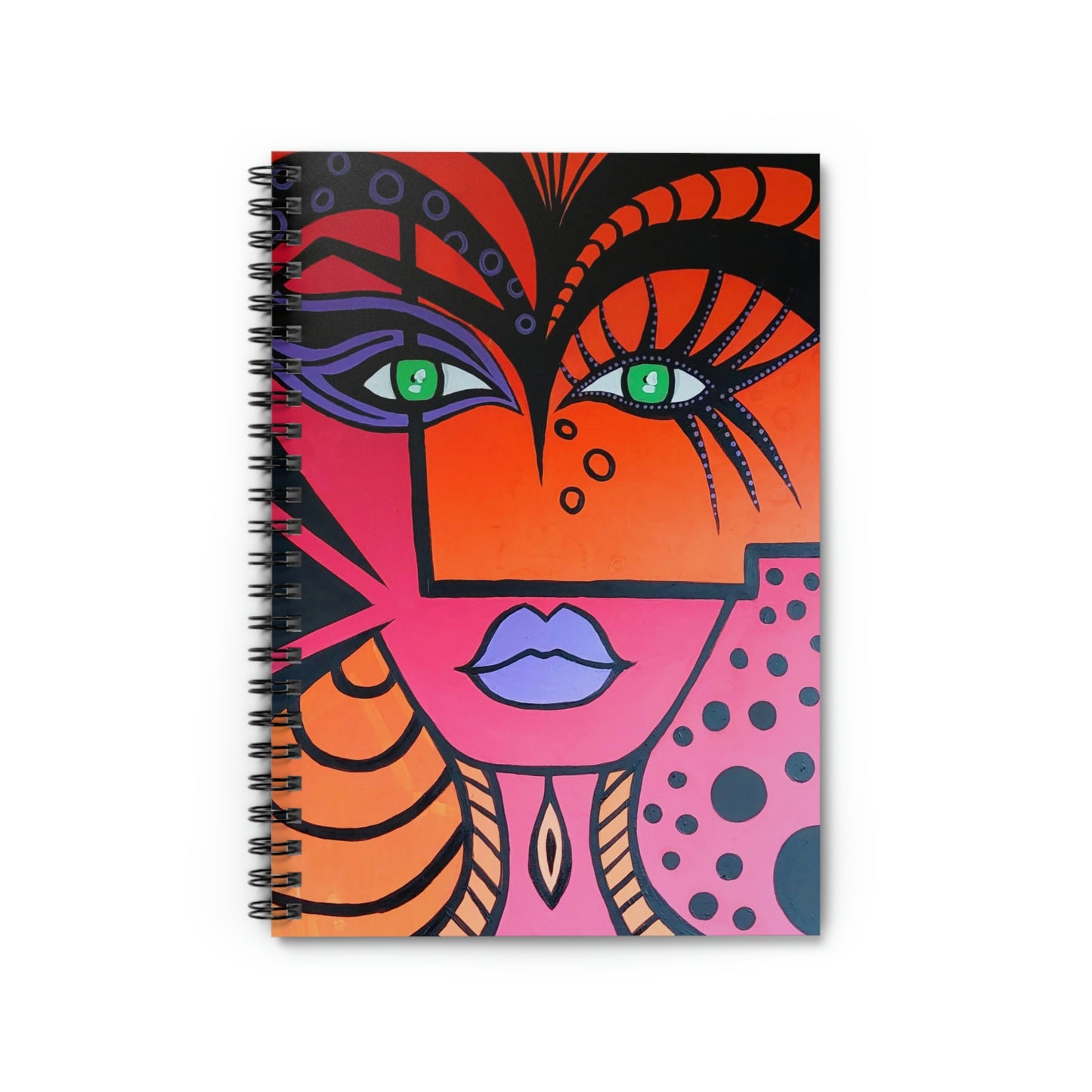 Spiral Notebook Woman Of Lust - Ruled Line