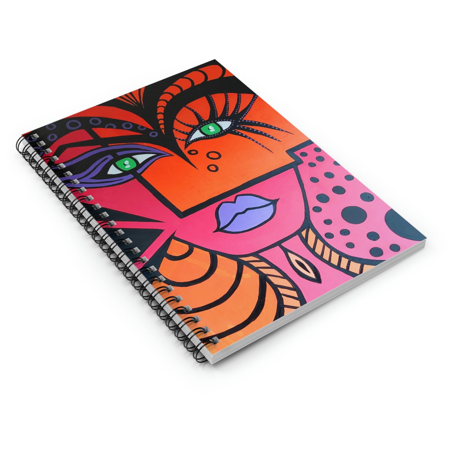 Spiral Notebook Woman Of Lust - Ruled Line
