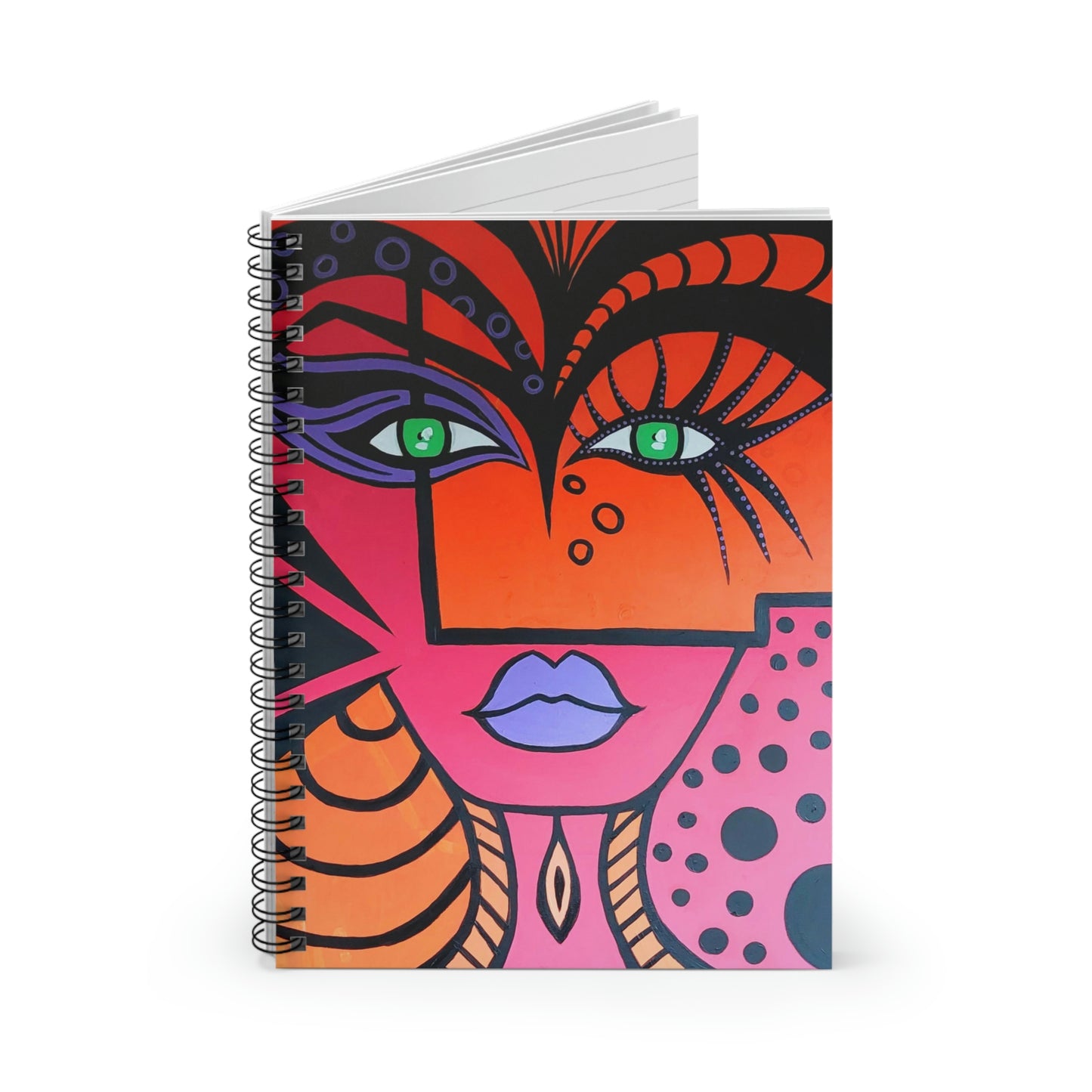 Spiral Notebook Woman Of Lust - Ruled Line