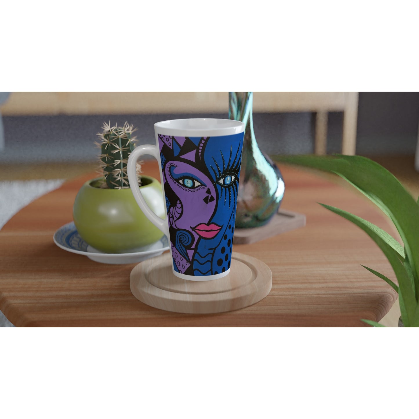 Weiße Latte-Tasse Hammer of Thor/Cobra Woman 500 ml