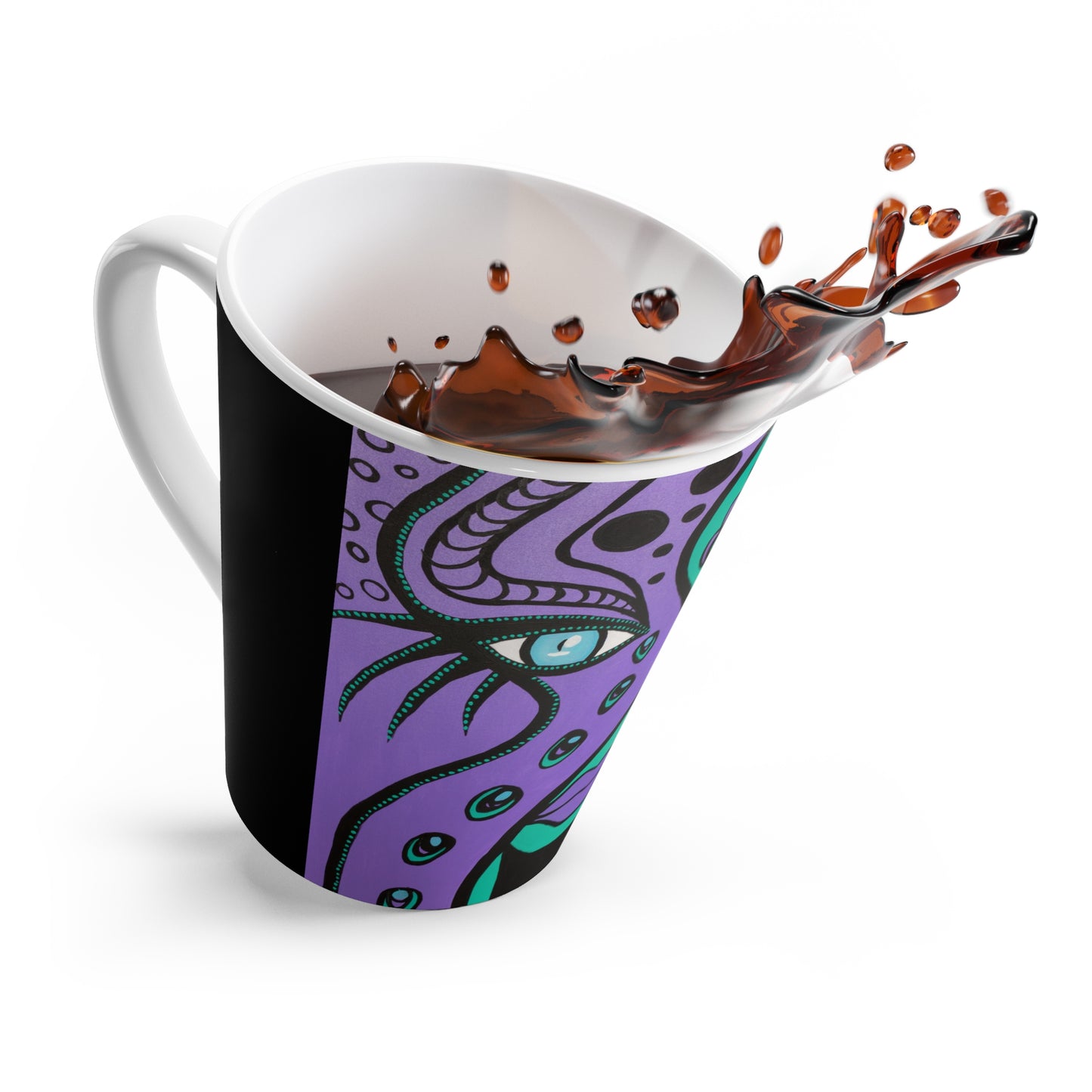 Peacock Woman Lattetasse konisch 350 ml