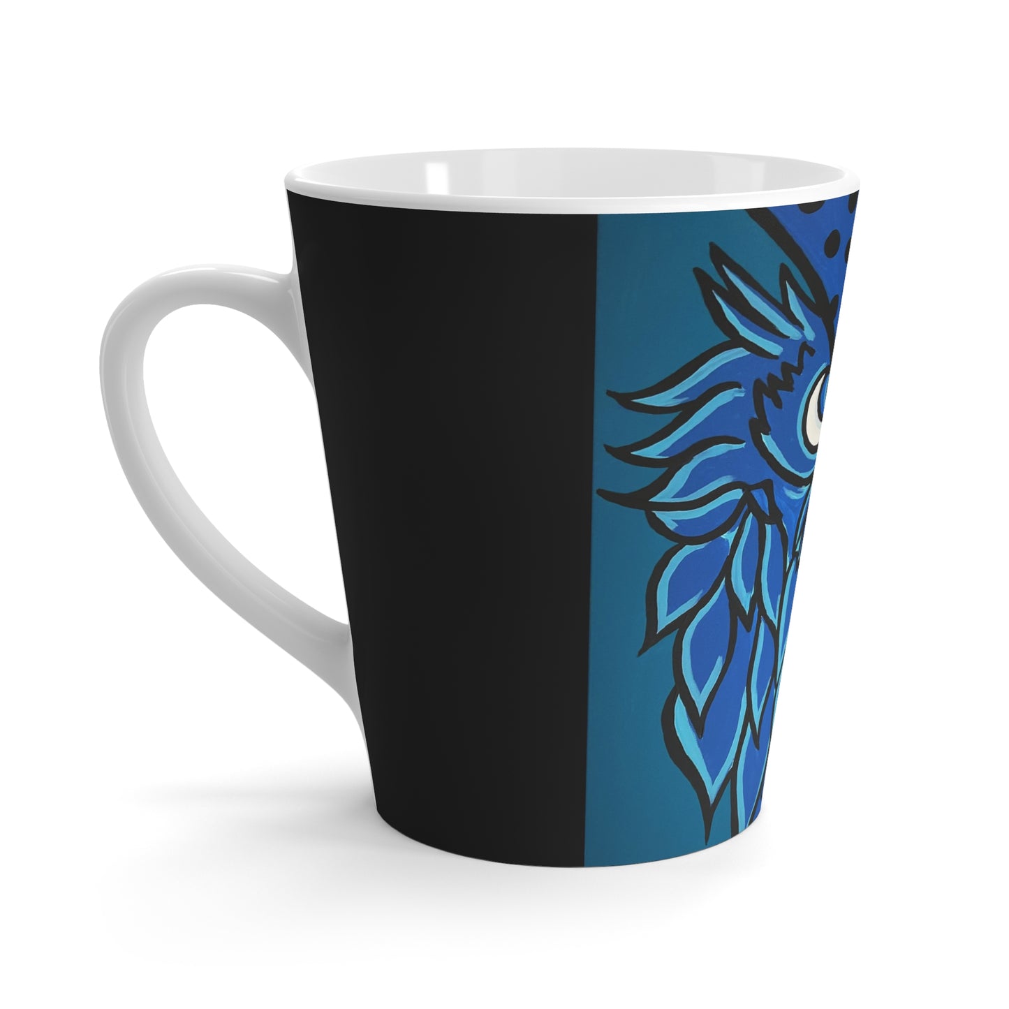 Blue Owl Woman Lattetasse konisch 350ml