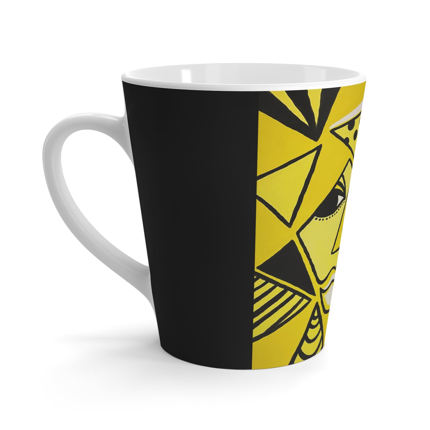 linke seitliche Aufnahme der Cheetha Tasse von ZeniArtt