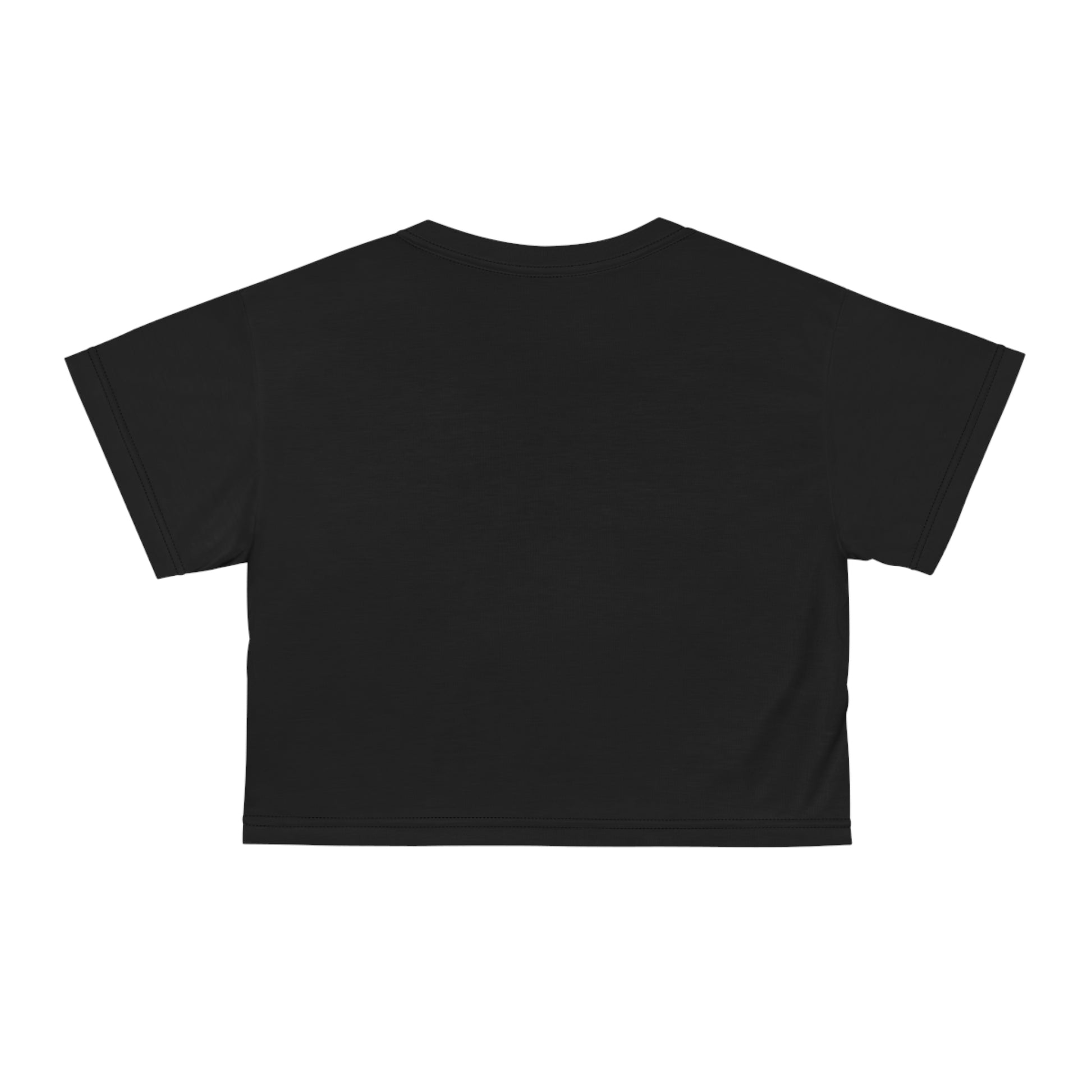 schwarze Rückseite des ausgefallenen Crop top Cheetah Woman