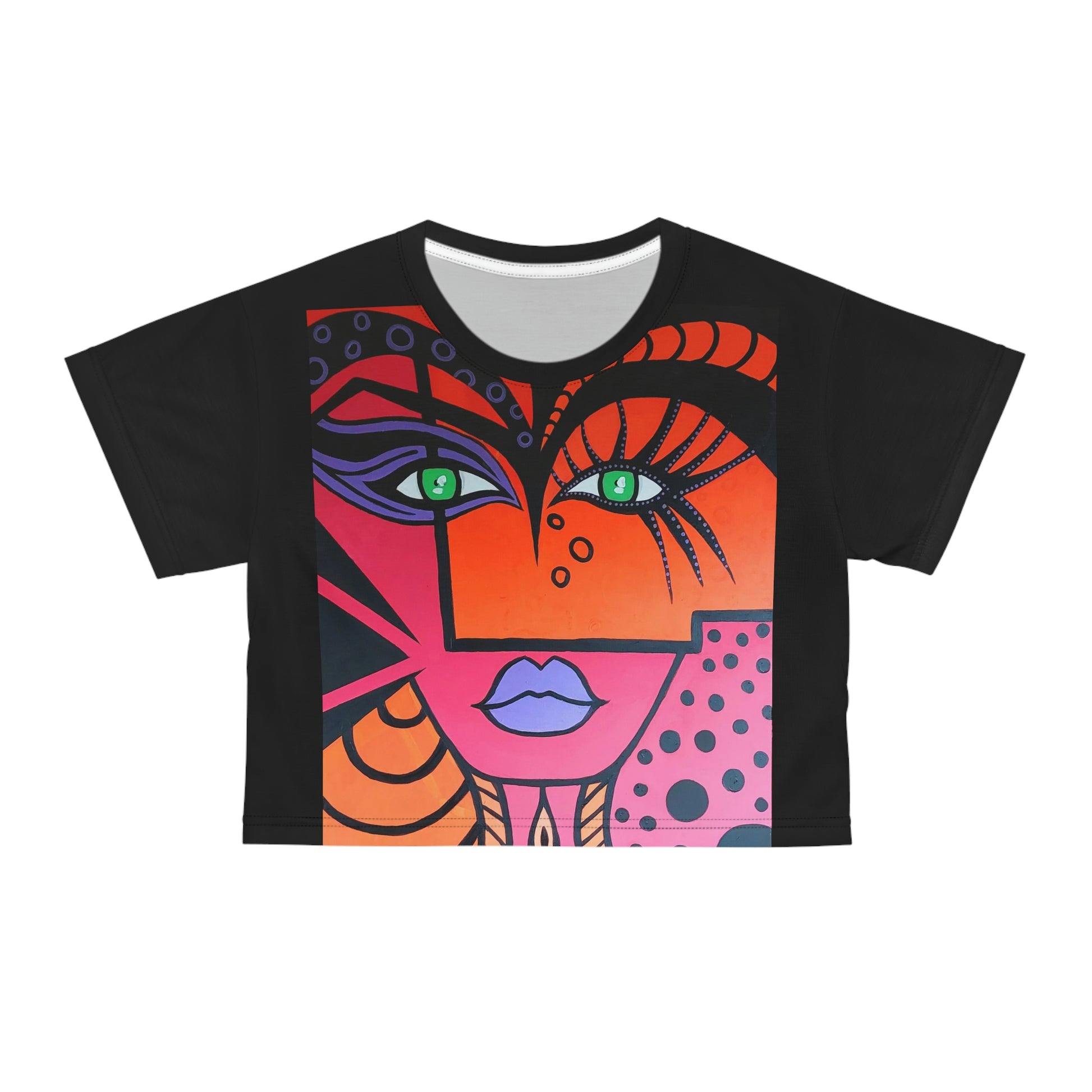 2D Ansicht des Crop Top, - Woman Of Lust,  der Marke ZeniArt