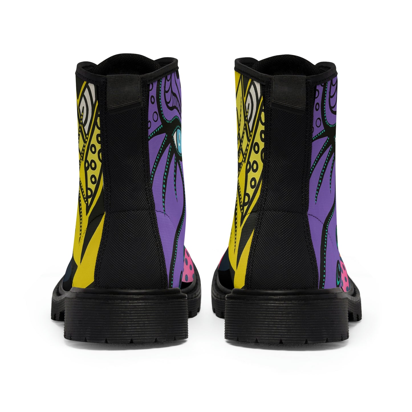 canvas boots von ZeniArt hintere Perspektive